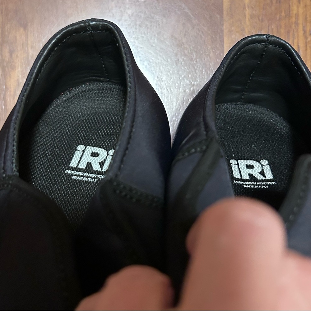 iRi NYC Black White Platform Slip On Athletic Comfort Shoes Women's EU 39 US 8.5 - Picture 8 of 14